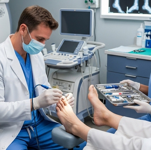 A medical pedicure is ideal if you: